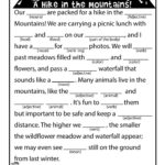 Printable Summer Mad Libs