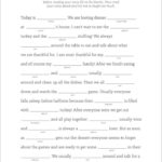 Thanksgiving Mad Libs Printable 17 Best Images About Mad Libs On