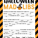 This Fun Free Halloween Mad Libs Printable Is Perfect For Kids Of All