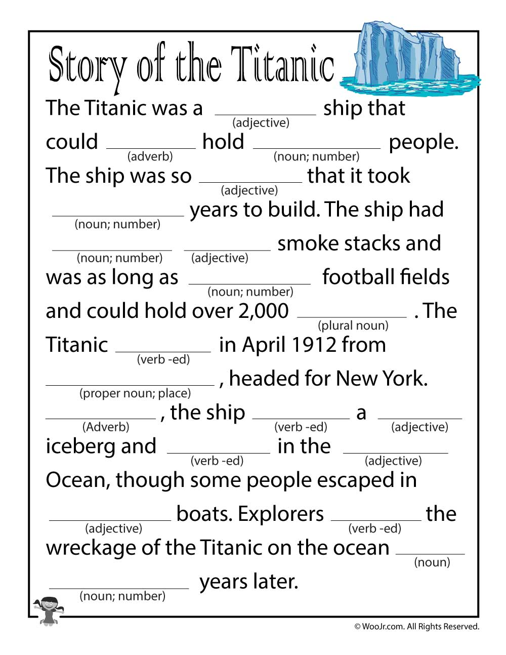 WordPress Error Mad Libs Mad Libs For Adults Titanic