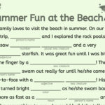 Your Little One Can Soak Up Some Summer Fun With This Fill in the blank